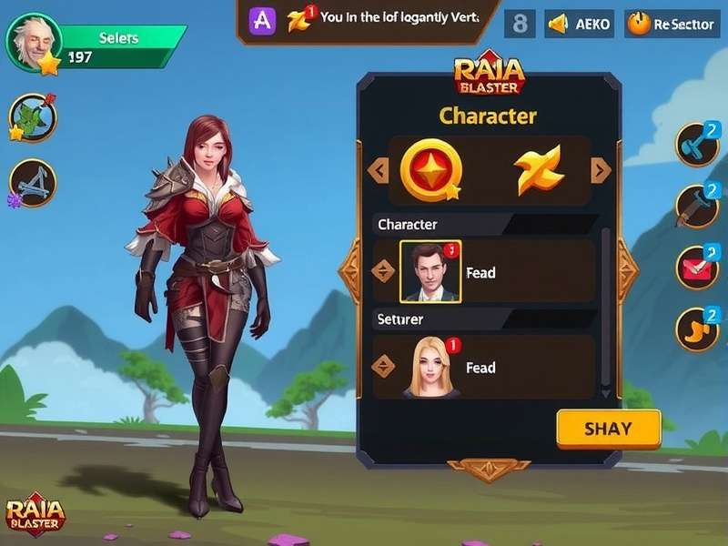 Raia Blaster Gameplay Screenshot